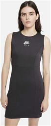 Nike Air Mini Καλοκαιρινό Αμάνικο Αθλητικό Φόρεμα Μαύρο