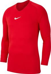 Nike Ανδρική Μπλούζα Dri-Fit Μακρυμάνικη Κόκκινη