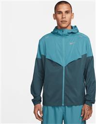 Nike Ανδρικό Χειμωνιάτικο Μπουφάν Softshell Αδιάβροχο και Αντιανεμικό Μπλε από το SportsFactory