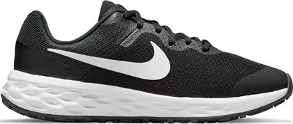 Nike Αθλητικά Παιδικά Παπούτσια Running Revolution 6 Black / White / Dk Smoke Grey από το Cosmos Sport