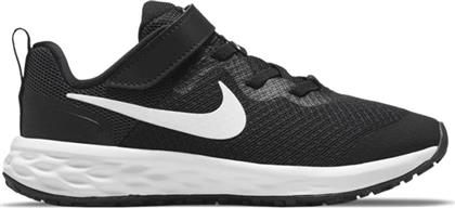 Nike Αθλητικά Παιδικά Παπούτσια Running Revolution 6 Black / White / Dk Smoke Grey από το Zakcret Sports