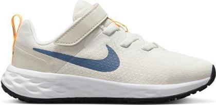 Nike Αθλητικά Παιδικά Παπούτσια Running Revolution 6 Λευκά