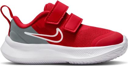 Nike Αθλητικά Παιδικά Παπούτσια Running Runner 3 Tdv με Σκρατς University Red / Smoke Grey από το E-tennis