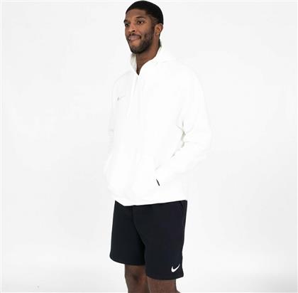 Nike Club 20 Ανδρικό Φούτερ με Κουκούλα και Τσέπες Fleece Λευκό από το MybrandShoes