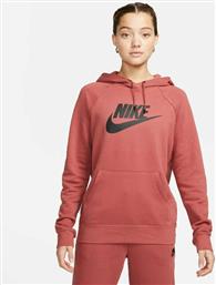 Nike Essential Γυναικείο Φούτερ με Κουκούλα Maroon