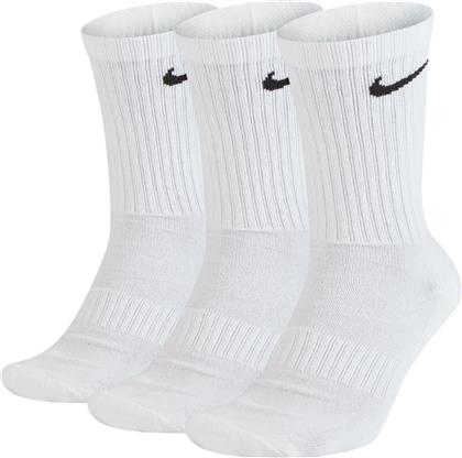 Nike Everyday Lightweight Αθλητικές Κάλτσες Λευκές 3 Ζεύγη από το MybrandShoes