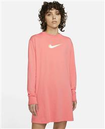 Nike Mini All Day Φόρεμα Βαμβακερό Ροζ