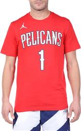 Nike Name & Number Pelicans 2020 Statement University Red από το Factory Outlet
