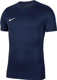 Nike Park VII Ανδρικό Αθλητικό T-shirt Κοντομάνικο Dri-Fit Navy Μπλε από το MybrandShoes