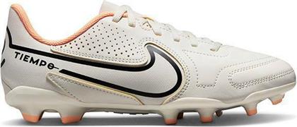 Nike Παιδικά Ποδοσφαιρικά Παπούτσια Tiempo Legend 9 Club με Τάπες Λευκά