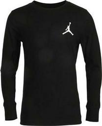 Nike Παιδική Χειμερινή Μπλούζα Μακρυμάνικη Μαύρη Jumpman Air
