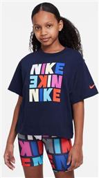 Nike Παιδικό T-shirt Navy Μπλε