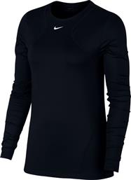 Nike Pro Γυναικεία Ισοθερμική Μακρυμάνικη Μπλούζα Μαύρη