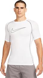 Nike Race Ανδρικό T-shirt Dri-Fit Λευκό με Λογότυπο από το MybrandShoes