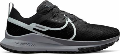 Nike React Pegasus Trail 4 Ανδρικά Αθλητικά Παπούτσια Trail Running Black / Aura / Dark Grey από το Zakcret Sports