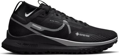 Nike React Pegasus Trail 4 Gore-Tex Ανδρικά Αθλητικά Παπούτσια Trail Running Αδιάβροχα με Μεμβράνη Gore-Tex Black / Wolf Grey / Reflective Silver από το Zakcret Sports