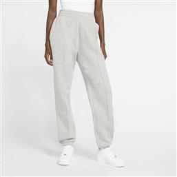 Nike Sportswear Essential Ψηλόμεσο Παντελόνι Γυναικείας Φόρμας με Λάστιχο Grey Heather Fleece