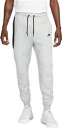 Nike Sportswear Tech Παντελόνι Φόρμας με Λάστιχο Fleece Γκρι από το E-tennis