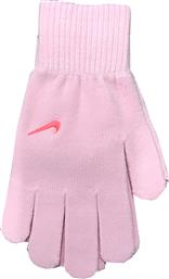 Nike Swoosh 2.0 Ροζ Γυναικεία Πλεκτά Γάντια