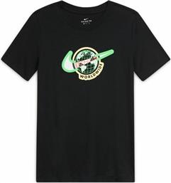 Nike Παιδικό T-shirt για Αγόρι Μαύρο Worldwide