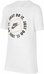 Nike Παιδικό T-shirt για Αγόρι Λευκό TS JDI Square από το Cosmos Sport