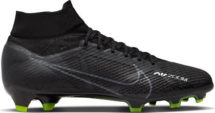 Nike Zoom Mercurial Superfly 9 Pro FG Ψηλά Ποδοσφαιρικά Παπούτσια με Τάπες Black / Dark Smoke Grey / Summit White / Volt