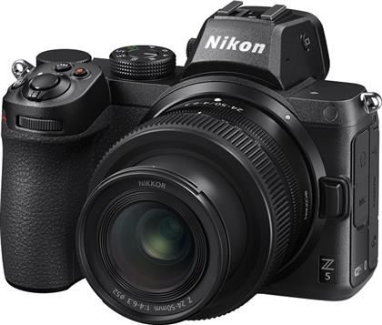Nikon Mirrorless Φωτογραφική Μηχανή Z5 Full Frame Kit (Z 24-50mm F4-6.3) Black από το Kotsovolos