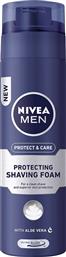 Nivea Men Protect & Care Αφρός Ξυρίσματος με Αλόη 200ml από το Pharm24