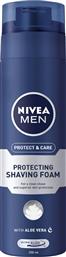 Nivea Men Protect & Care Protecting Αφρός Ξυρίσματος με Αλόη 250ml από το ΑΒ Βασιλόπουλος