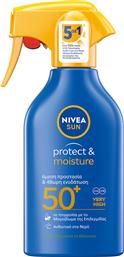 Nivea Sun Moisturising Trigger Αδιάβροχη Αντηλιακή Λοσιόν για το Σώμα SPF50 σε Spray 270ml από το ΑΒ Βασιλόπουλος