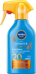 Nivea Sun Protect & Bronze Αδιάβροχη Αντηλιακή Λοσιόν Σώματος SPF20 σε Spray 300ml από το Pharm24