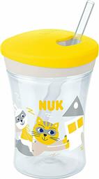Nuk Παιδικό Ποτηράκι ''Action Cup'' από Πλαστικό Κίτρινο 230ml για 12m+ από το Pharm24