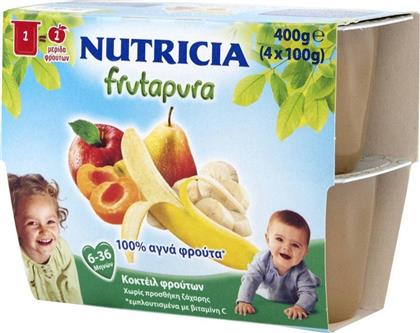 Nutricia Φρουτόκρεμα Frutapura 5 Φρούτων 6m+ 400grΚωδικός: 3849860