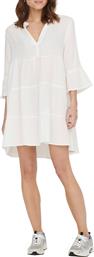 Only Mini All Day Φόρεμα με Μανίκι 3/4 Λευκό από το Modivo