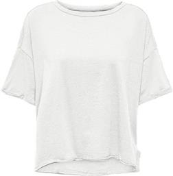 Only World Boxy Γυναικείο T-shirt Λευκό
