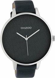 Oozoo Timepieces Ρολόι με Γκρι Δερμάτινο Λουράκι από το Public