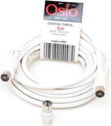 Osio Antenna Cable Coax male - Coax female 5m (OSK-1340) από το Esmarket