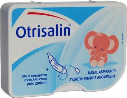 Otrisalin Nasal Aspirator Ρινικός Αποφρακτήρας για Βρέφη και Παιδιά & 2 Ανταλλακτικά