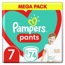 Pants Πάνες Βρακάκι No. 7 για 17+kg 74τμχ Pampers από το Pharm24