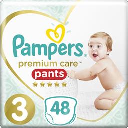 Pampers Premium Care Pants Πάνες Βρακάκι No. 3 για 6-11kg 48τμχ από το e-Fresh
