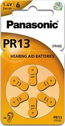 Panasonic Μπαταρίες Ακουστικών Βαρηκοΐας 13 1.4V 6τμχ