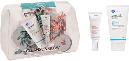 Panthenol Extra Πακέτο Προσφοράς Cleanse & Glow Retinol Anti Aging Face Cream 30ml & Face Cleansing Gel 150ml