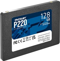 Patriot P220 SSD 128GB 2.5'' SATA III