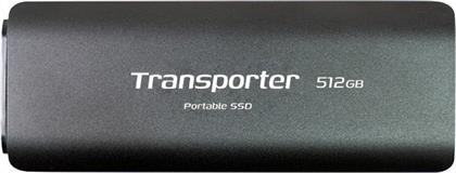 Patriot Transporter USB 3.2 / USB-C Εξωτερικός SSD 512GB 2.5'' Μαύρο από το Plus4u