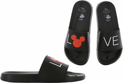 Disney Παιδικές Σαγιονάρες Slides Mickey Μαύρες από το SerafinoShoes
