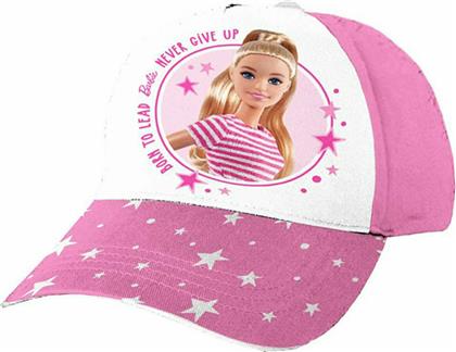 Παιδικό Καπέλο Jockey Υφασμάτινο Barbie Ροζ από το Plus4u