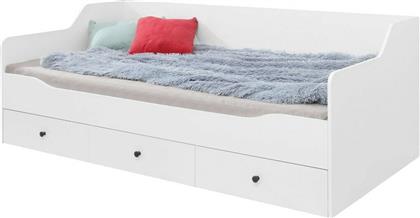 Παιδικό Κρεβάτι Καναπές για Στρώμα 90x200cm Λευκό Bryggen