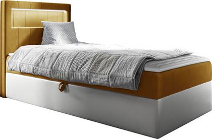 Παιδικό Κρεβάτι Καναπές με Στρώμα 100x200cm Χρυσό Gold I από το Polihome