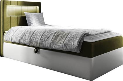 Παιδικό Κρεβάτι Μονό για Στρώμα 100x200cm Πράσινο Gold I από το Polihome