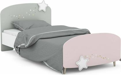 Παιδικό Κρεβάτι Μονό για Στρώμα 90x190cm Ροζ Liana